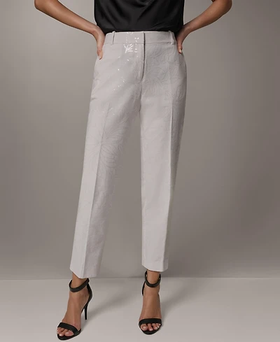 Donna Karan New York Women's Sequin Embroidered Pants