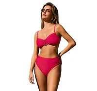 Cupshe Women's Adjustable Straps Square Neck Soft Cup Top