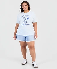 Disney Trendy Plus Snoopy Good Friends Crewneck Tee