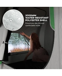 Outsunny Car Camping Tent with 3 Doors, 2000mm Waterproof, and