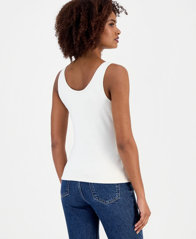 I.n.c. International Concepts Women's Scoop Neck Top, Macy's Exclusive