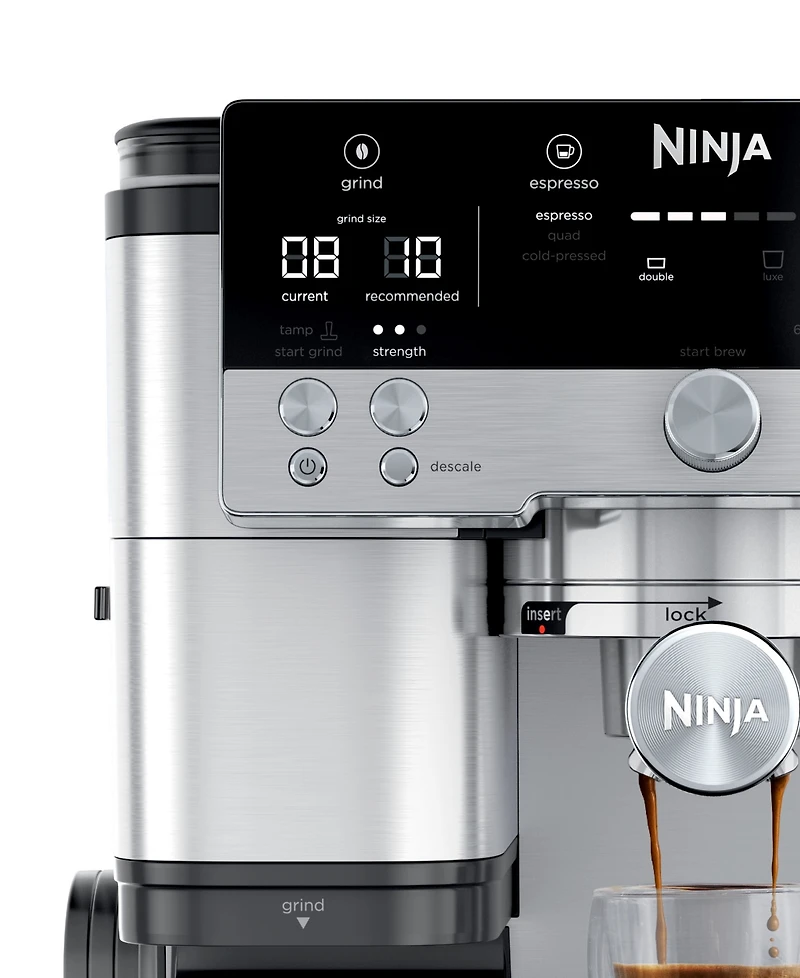 Ninja Luxe Cafe Premier Series 3-in-1 Espresso, Coffee and Cold Brew Machine, ES601