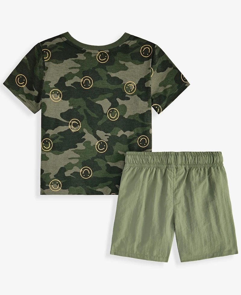 Epic Threads Toddler Boys' 12M-5T T-Shirt & Cargo Shorts, Macy's Exclusive
