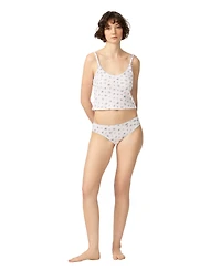 Gap Women's Printed Camisole Bikini Top and Bottom, 2-Piece Set