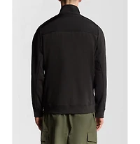 Lyle & Scott Men's Panelled Hybrid Quarter Zip Sweatshirt