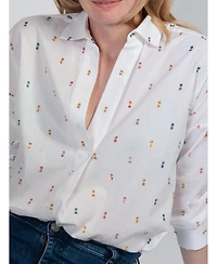 Cape Cove Women's Spot Relaxed Blouse