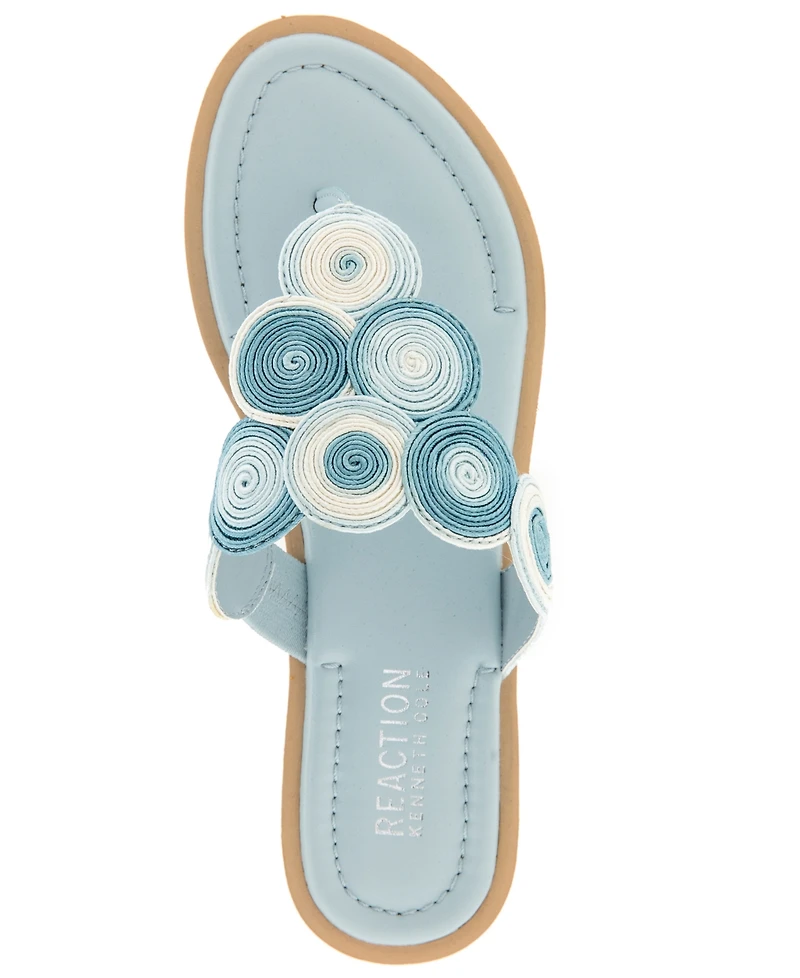 Kenneth Cole Reacton Women's Spiraling Thong Flat Sandals