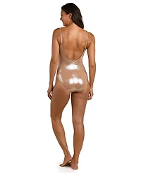 La Blanca Women's V-Neck One-Piece Swimsuit