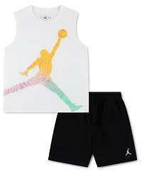 Jordan Boys' 4-7 Crewneck Tank Top and Shorts, 2-Piece Set