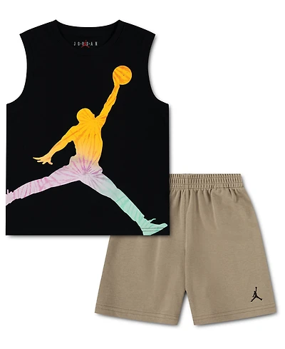 Jordan Boys' 4-7 Crewneck Tank Top and Shorts, 2-Piece Set