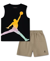 Jordan Boys' 4-7 Crewneck Tank Top and Shorts, 2-Piece Set