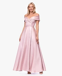 Xscape Women's Off-The-Shoulder Ball Gown