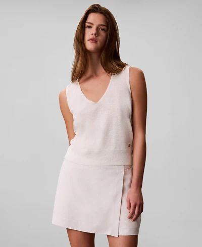 Calvin Klein Women's Blend High-Waisted Mini Skort