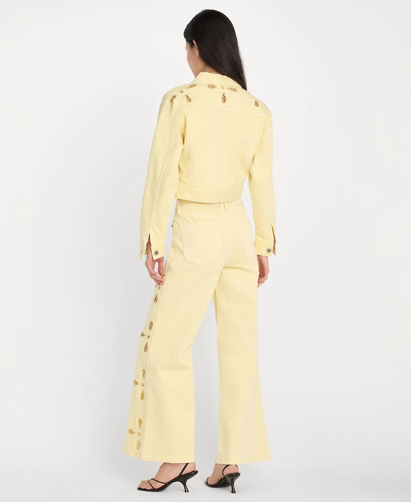 Good American Women's Wide-Leg Jeans