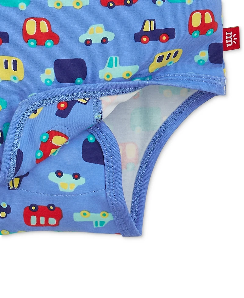 Magnetic Me Baby Boys' Short-Sleeve Bodysuit and Pants, 3-Piece Set