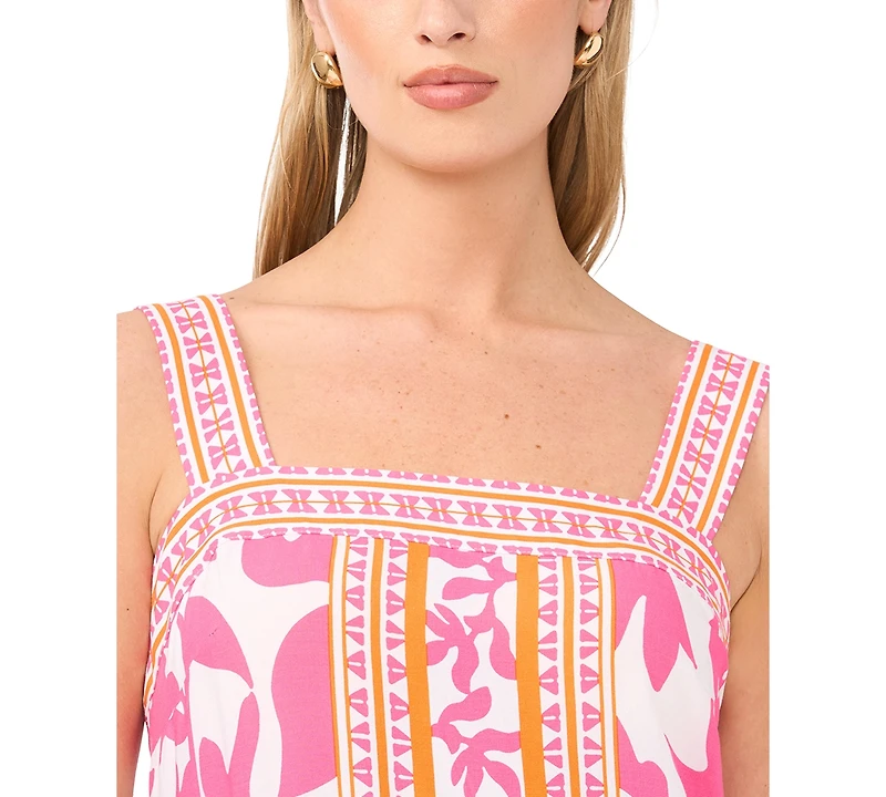 Vince Camuto Women's Square Neck Maxi Dress