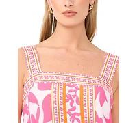 Vince Camuto Women's Square Neck Maxi Dress