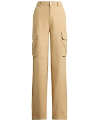 Lauren Ralph Lauren Petite Linen Wide-Leg Cargo Pants