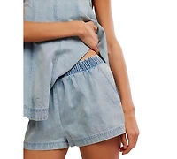 Free People Women's Sleeveless Top and Shorts, 2-Piece Set