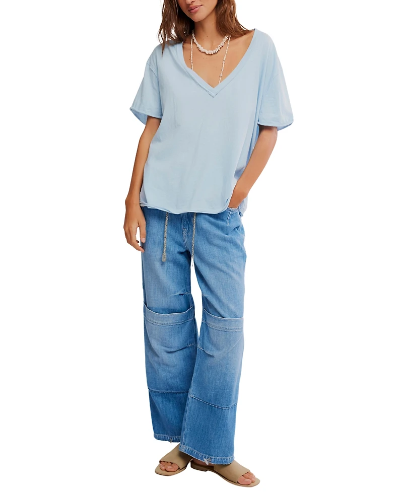 Free People Women's Nina V-Neck T-Shirt