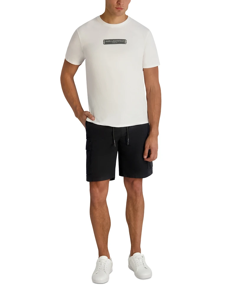 Karl Lagerfeld Paris Men's Regular-Fit Cargo Shorts
