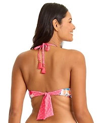 Tommy Bahama Women's V-Neck Printed Swim Top