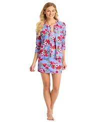Tommy Bahama Women's Long-Sleeve Full-Zip Rashguard