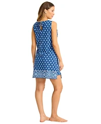 Tommy Bahama Women's Sleeveless Crewneck Romper