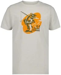 Under Armour Big Boys' Trout Fishing Crewneck T-Shirt