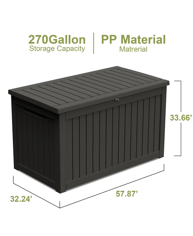 Decksplore 230 Gallon deck box
