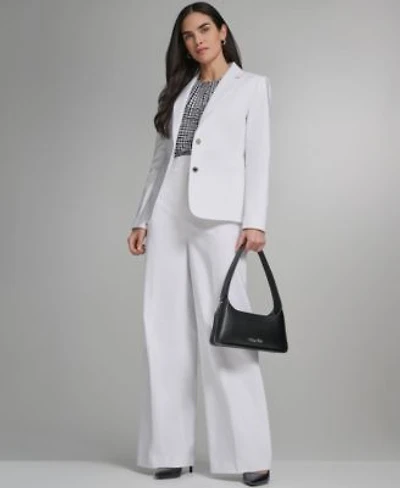 Calvin Klein Petite Two Button Jacket Modern Fit Pants