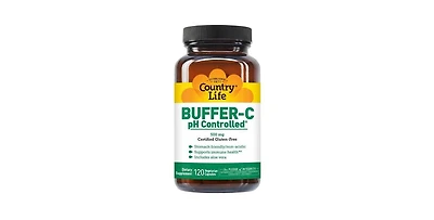 Country Life Buffer-c pH Controlled ,500 mg ,120 Caps