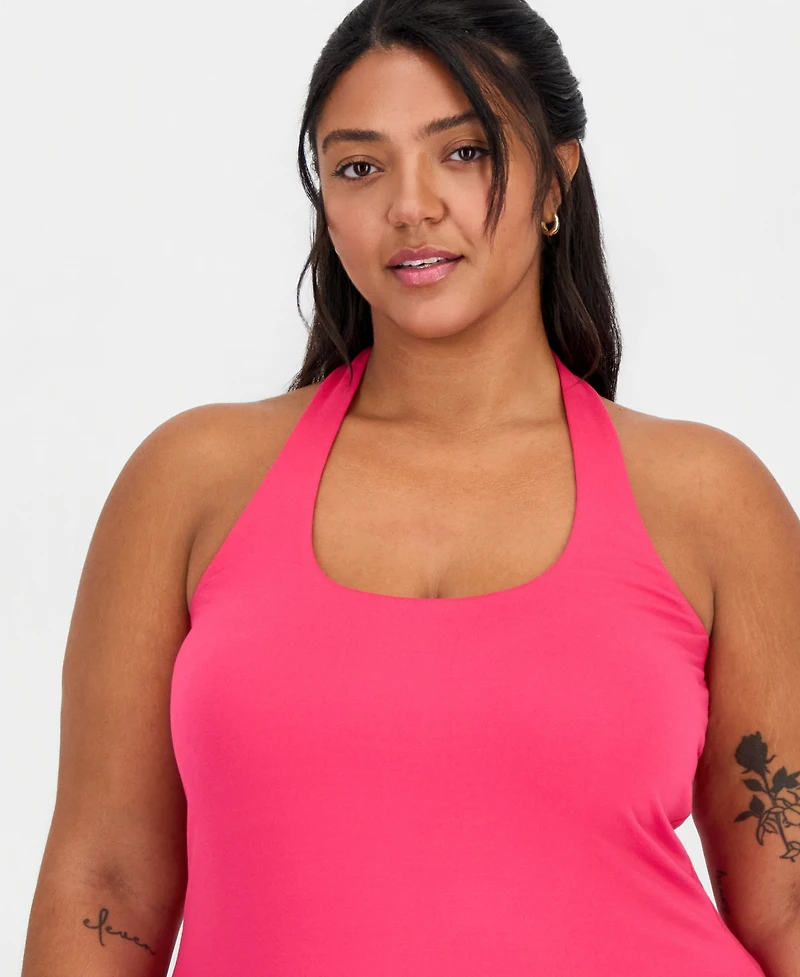Full Circle Trends Plus Halter Neck Sleeveless Top