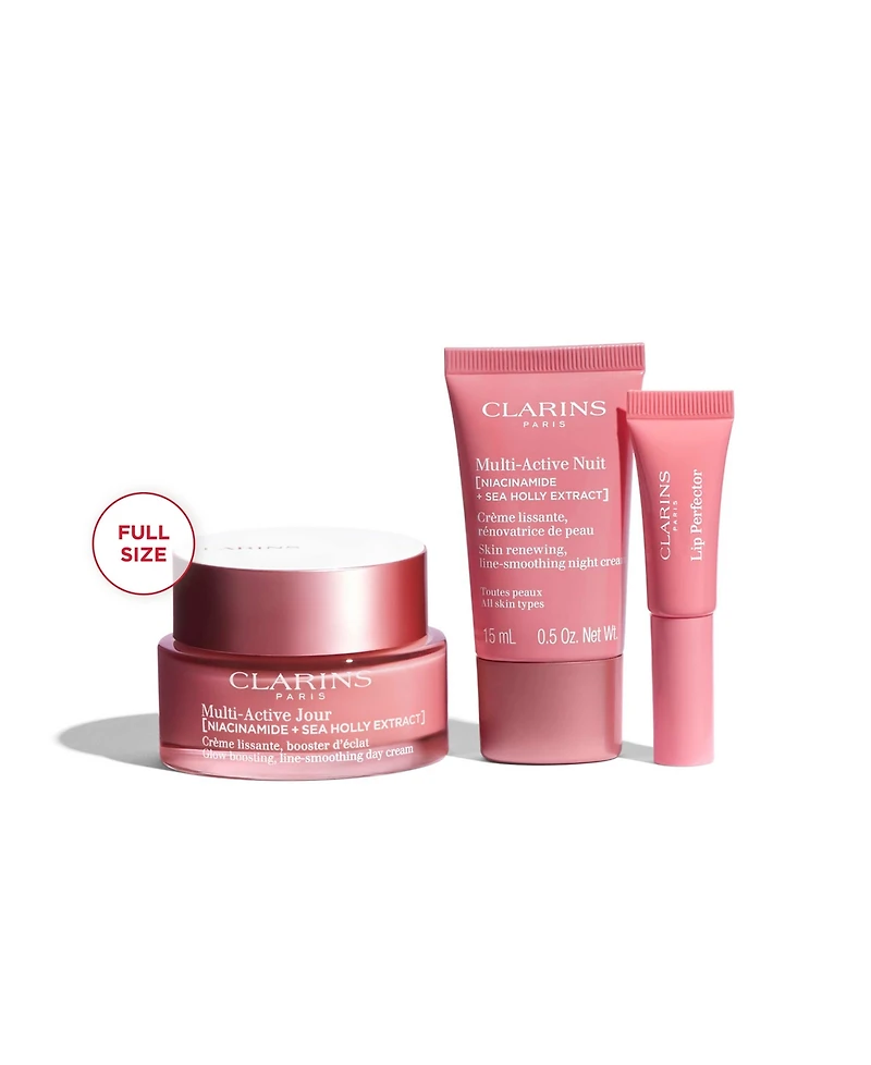 Clarins 3-Pc. Multi-Active Skincare Starter Kit Set