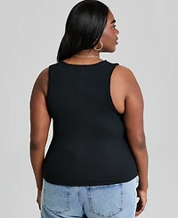 And Now This Trendy Plus Lace-Trim Tank Top, Macy's Exclusive