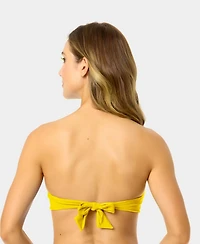 Anne Cole Solid Twist-Front Bikini Top