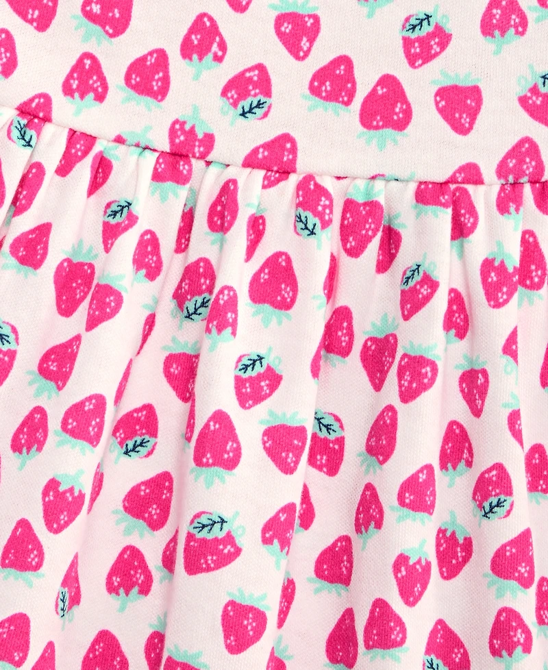 First Impressions Baby Girls' 0M-24M Strawberry-Print Dress, Macy's Exclusive