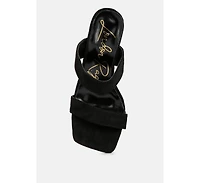 High Sass Rhinestone Embellished Sandals