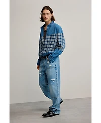 Desigual Men's Patch checks shirt