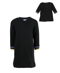 Leveret Toddler Girls Matching Doll Long Sleeve Tunic Sweatshirt Dress