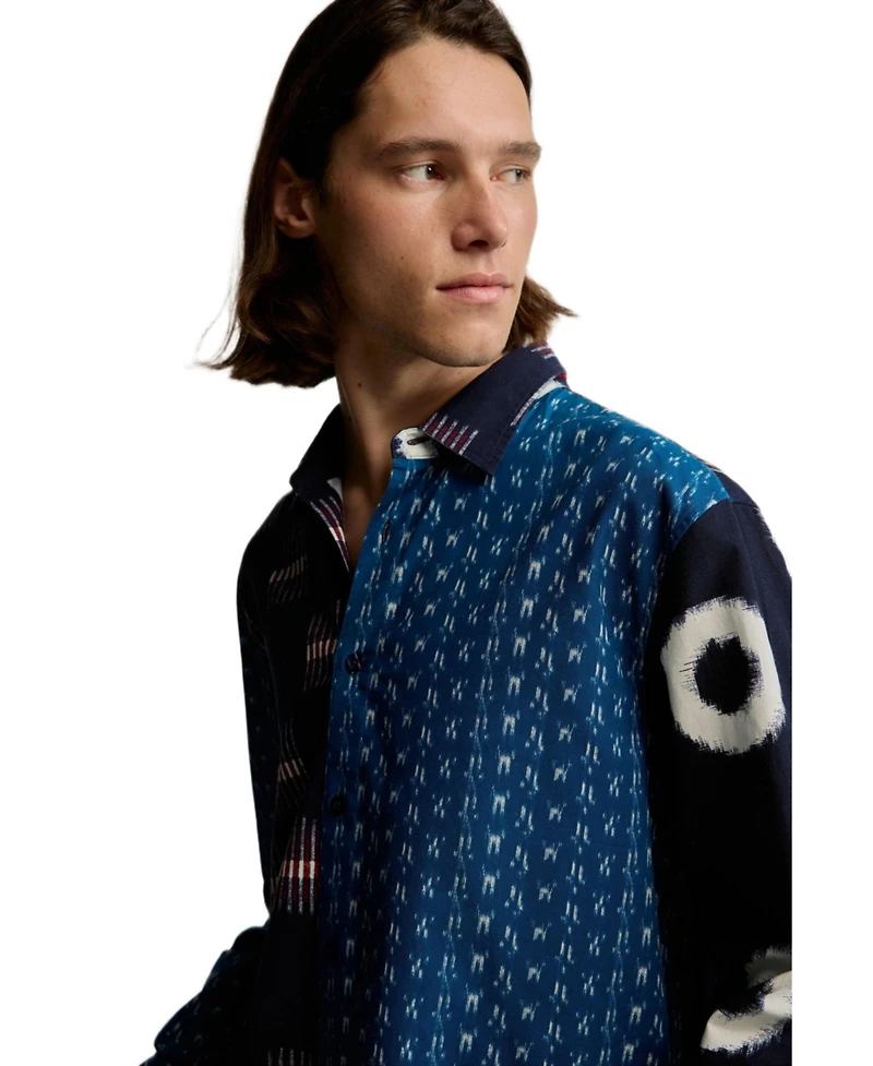 Desigual Men's Patch printed shirt