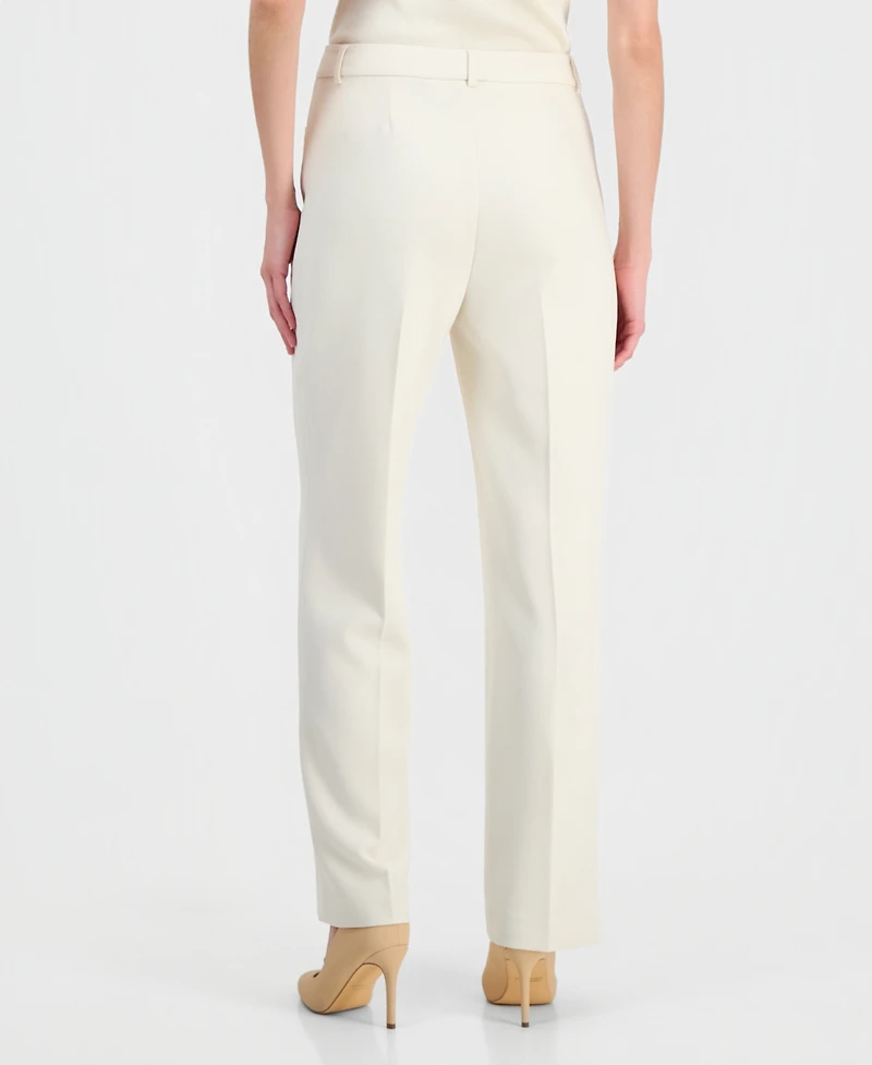 Tahari Asl Women's Pebble Crepe Flare Pants