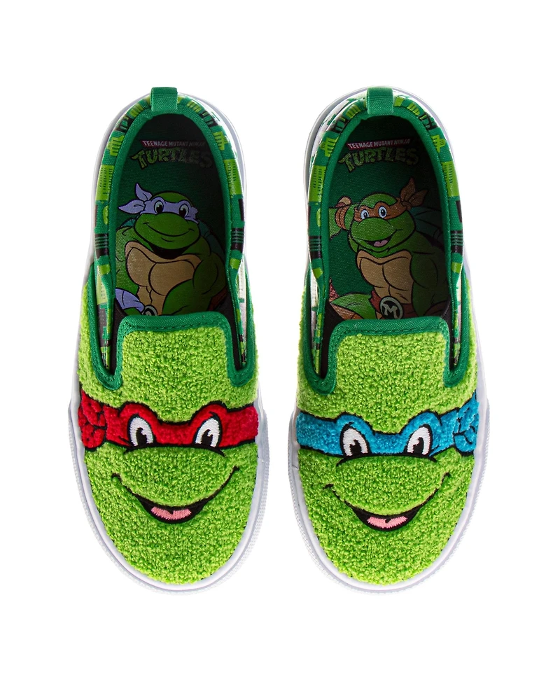 Nickelodeon Big Boys Teenage Mutant Ninja Turtles Slip-On Canvas Shoes