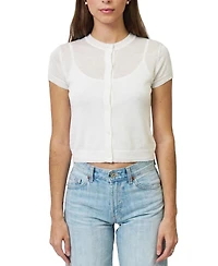 Central Park West Women's Serena Sheer Cardi With Cami