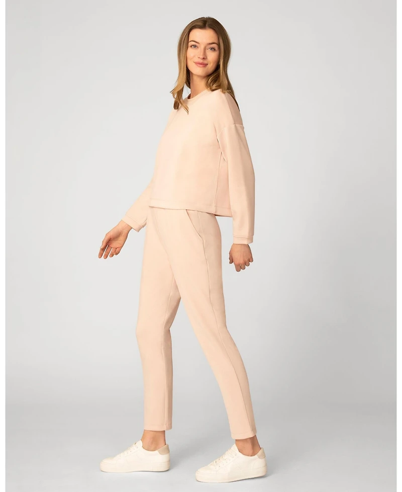 Cable & Gauge Women's Crochet Trim Knit Set