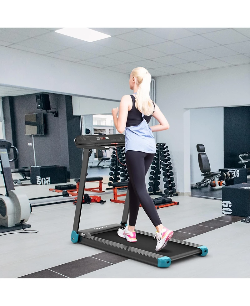 Gymax Electric Folding Treadmill Portable Cardio Running Machine w/ App Control