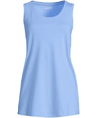 Lands' End Women's Supima Cotton Tunic Tank Top
