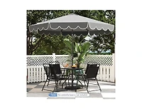 10 Ft Outdoor Market Umbrella with Crank and Tilt