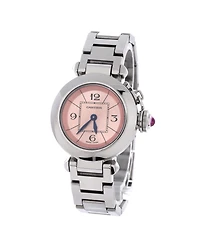 Pre-Owned Cartier Miss Pasha Quartz Watch in Stainless Steel 27mm