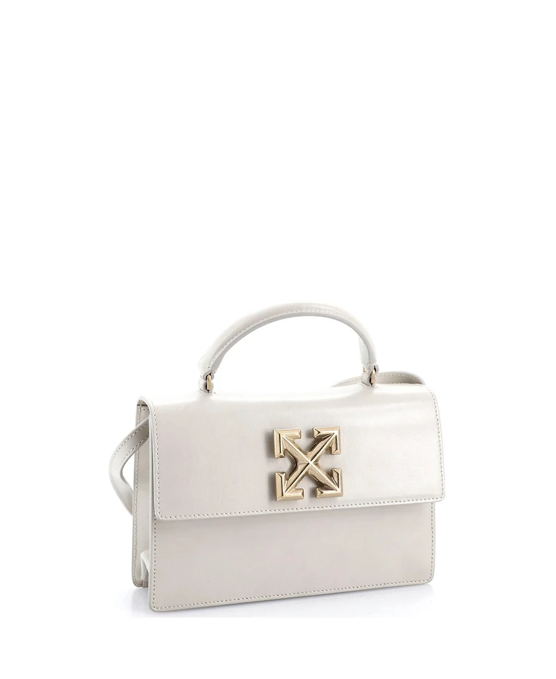 Pre-Owned Off White Jitney 1.4 Bag Leather